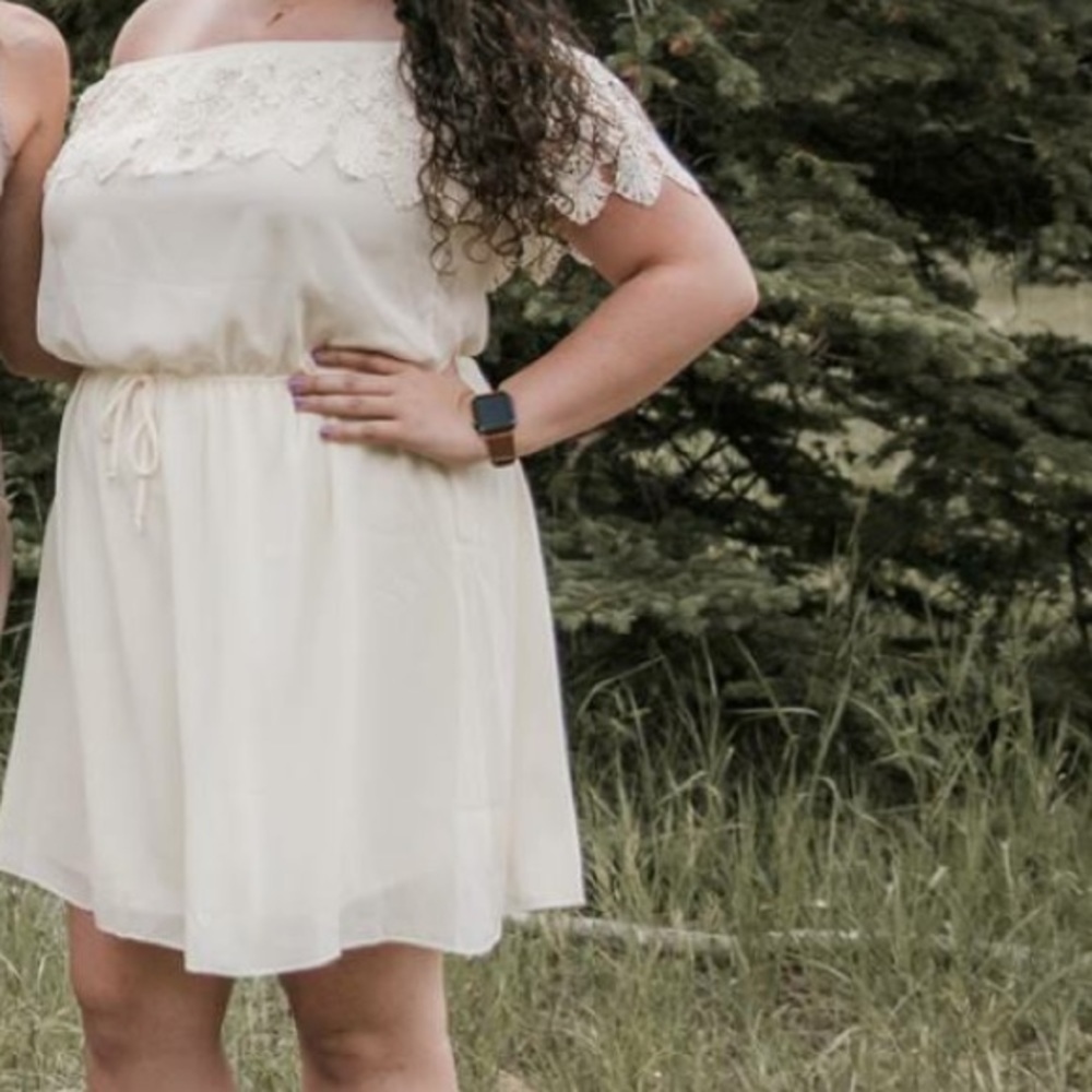 Charlotte Russe off the shoulder Dress