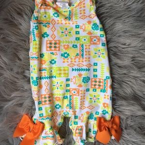 Ricrac & ruffles romper size 0/3