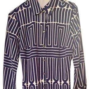 Trina Turk Navy Maxi Dress