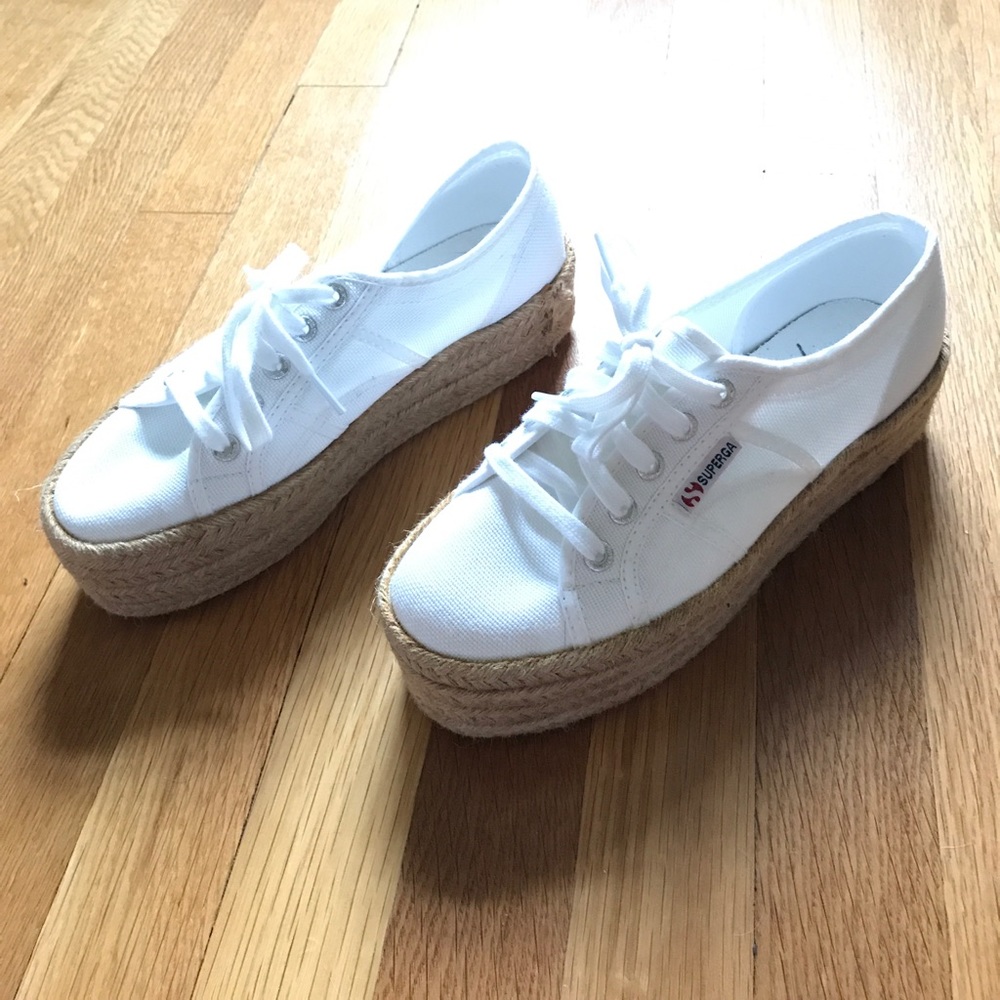 NWOT Superga 🇮🇹 platform espadrille sneakers