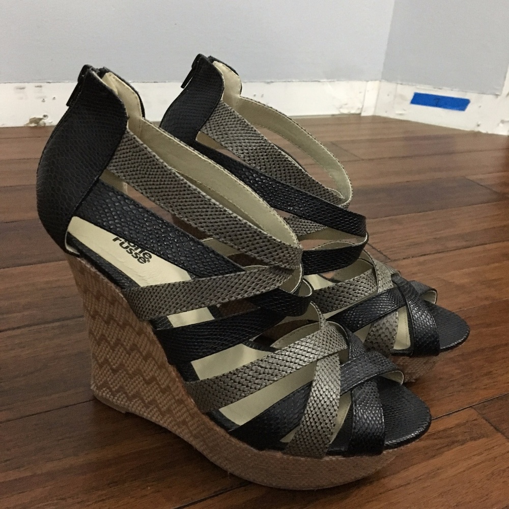 Charlotte Russe strappy wedges
