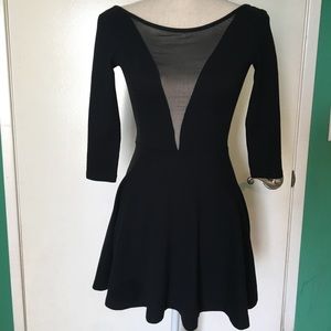 American Apparel low back and neck plunge dress S American Apparel low back and neck plunge dress S