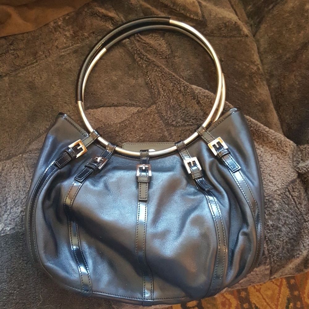 Leather Karen Millen handbag