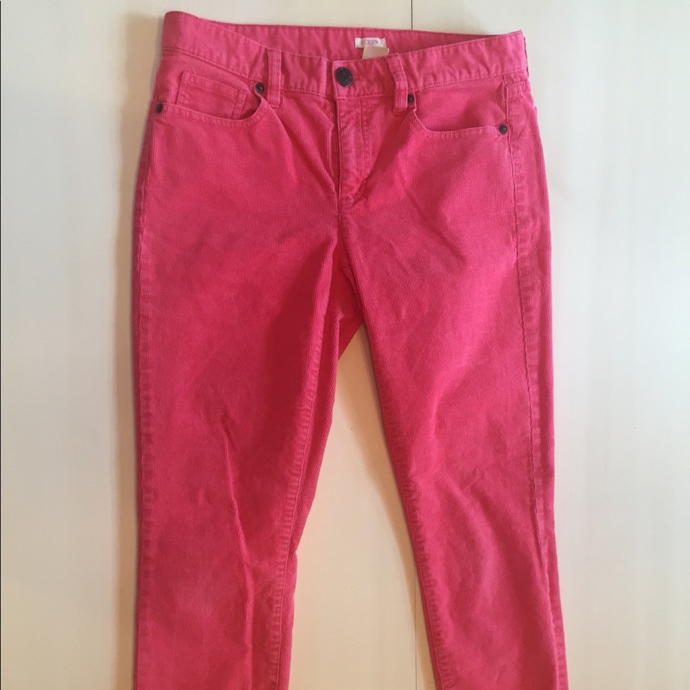 Skinny Pink Corduroy Pants