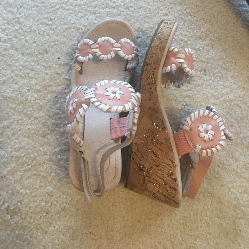 Girls Jack Rogers Wedge Sandals