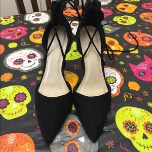 Like new! LACE UP HEELS Like new! LACE UP HEELS
