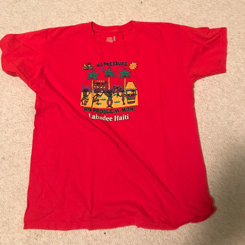 men's tshirt from haiti