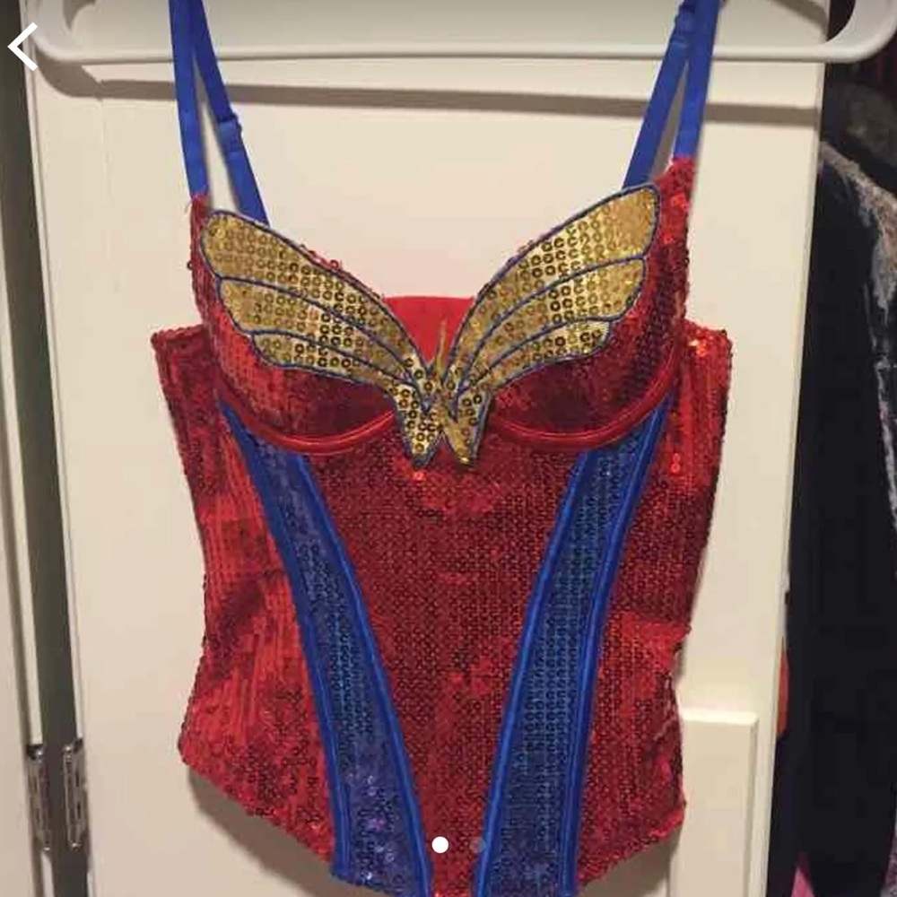 Wonderwoman corset halloween costume