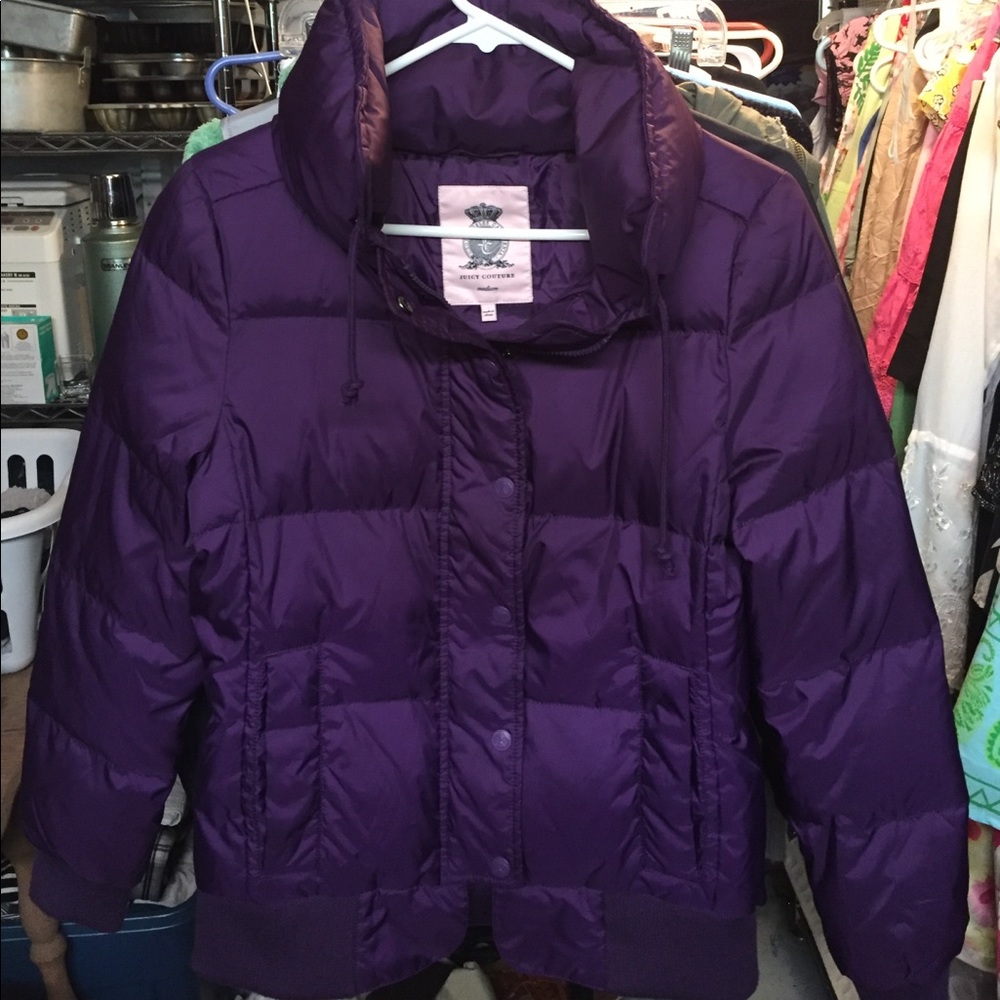 Juicy Couture down jacket.