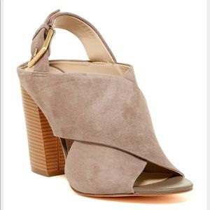 Calvin Klein Taupe Suede Sandals Calvin Klein Taupe Suede Sandals