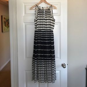 Maison Jules Never Worn Navy Striped Dress