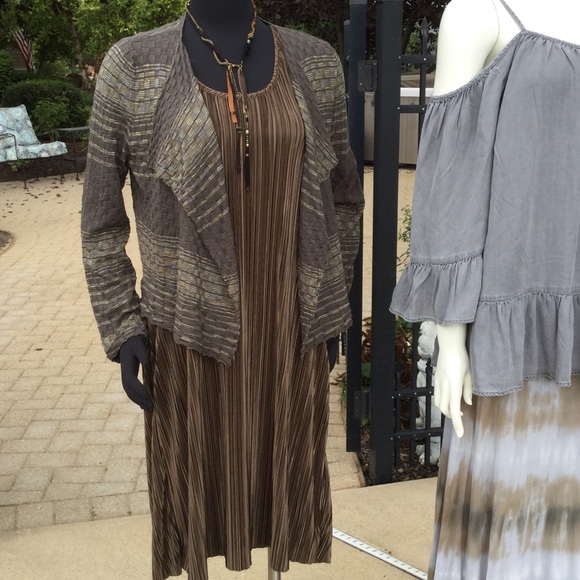 Nic & Zoe Silk rayon cotton cardigan knit S - M - Picture 8 of 8