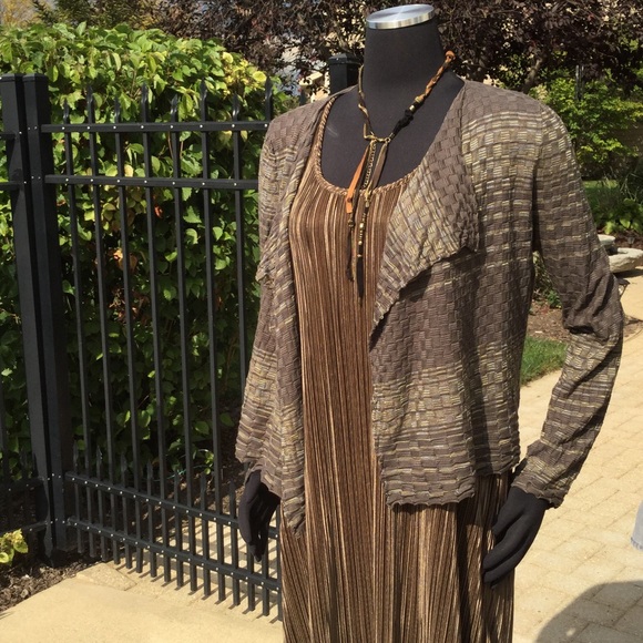 Nic & Zoe Silk rayon cotton cardigan knit S - M - Picture 3 of 8