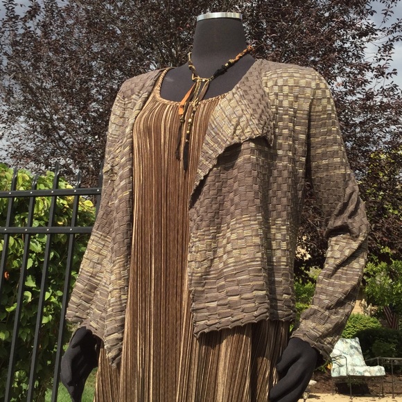 Nic & Zoe Silk rayon cotton cardigan knit S - M - Picture 4 of 8