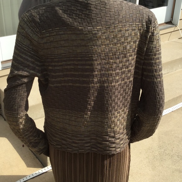 Nic & Zoe Silk rayon cotton cardigan knit S - M - Picture 6 of 8