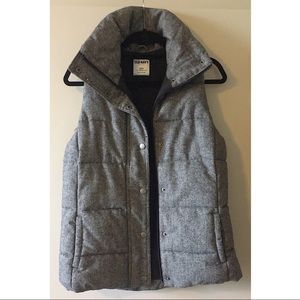 Old Navy Puffer Wool Vest Size Tall / Small