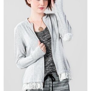 Francesca's® Free Lace Trimmed Jacket