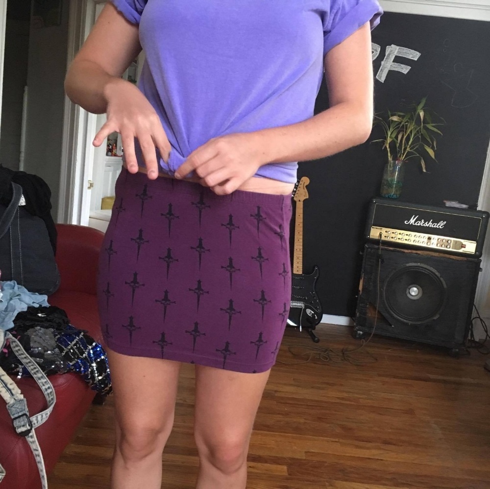 vintage lip service dagger skirt