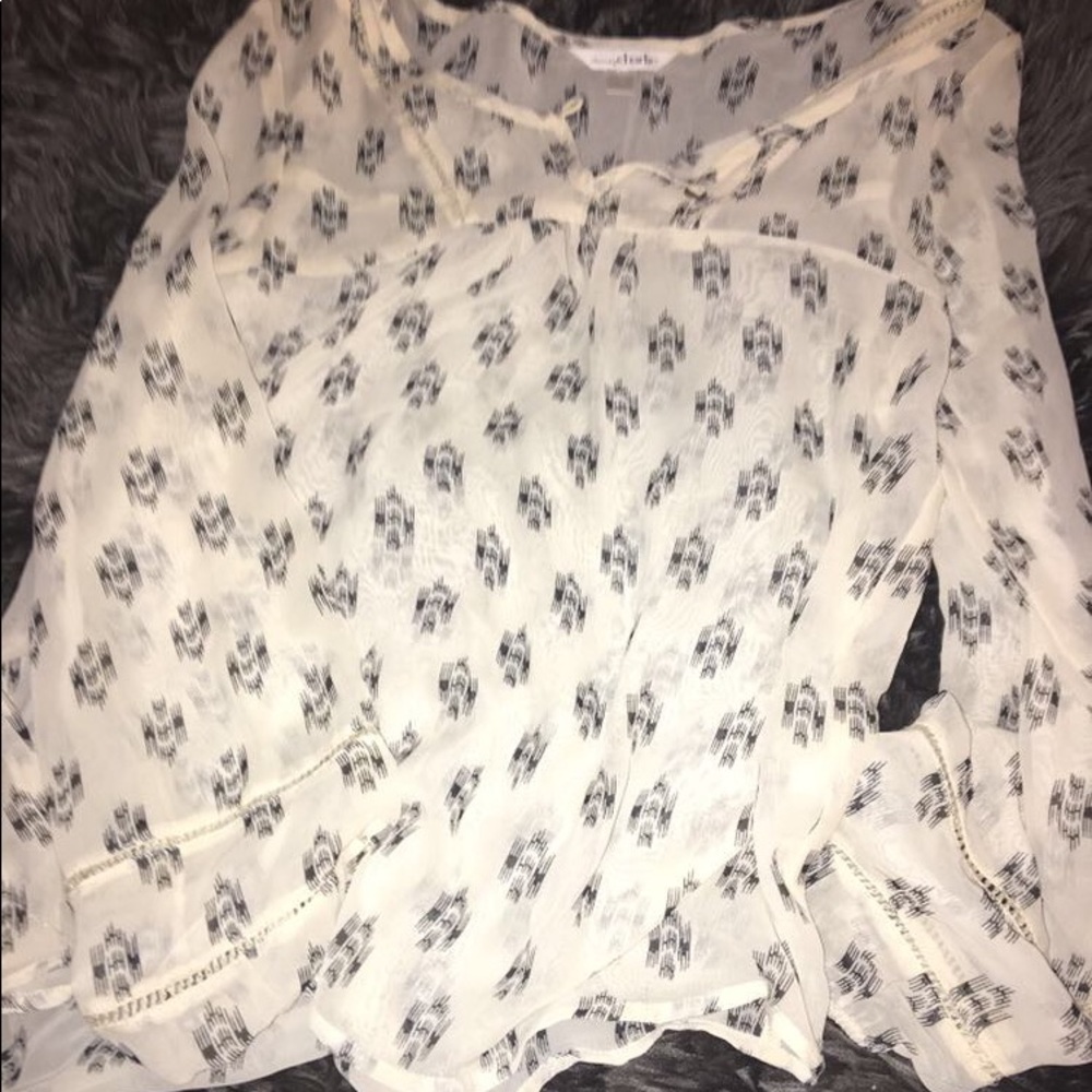 Shirt with a print