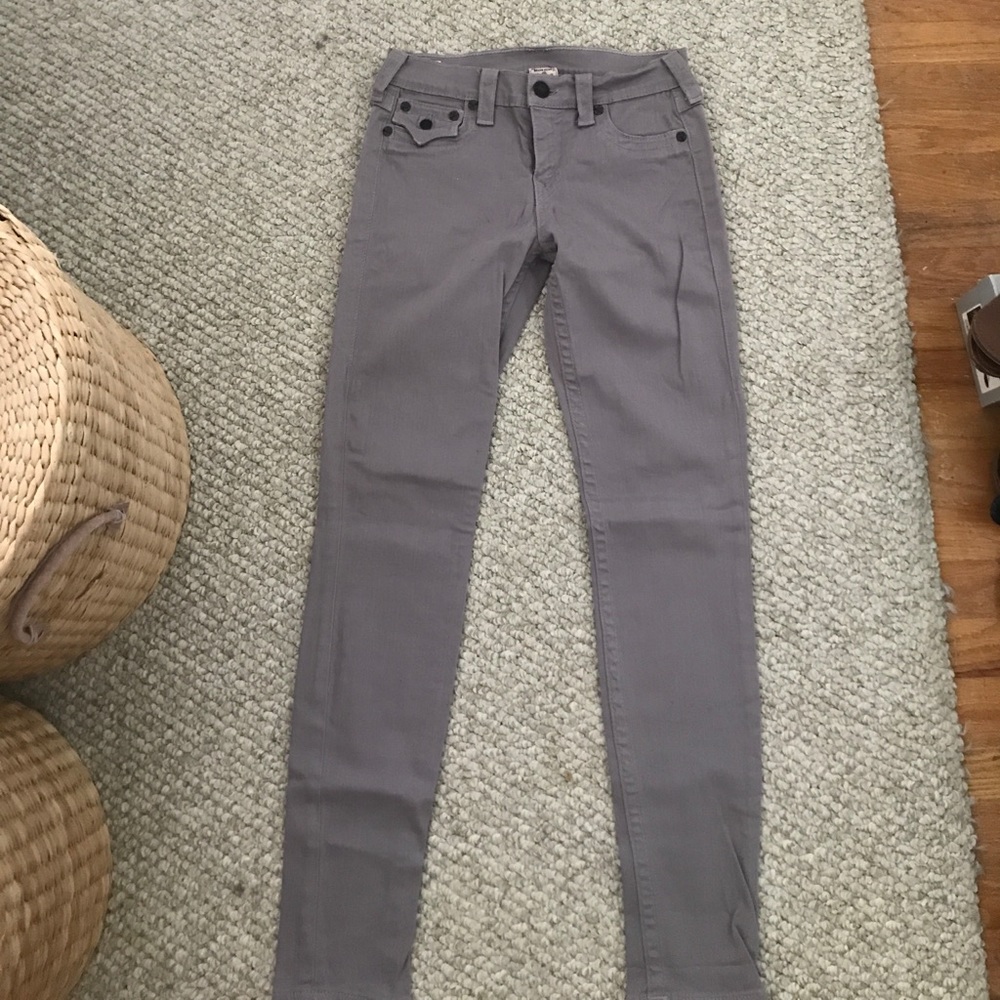 Purple True Religion skinny jeans worn ONCE