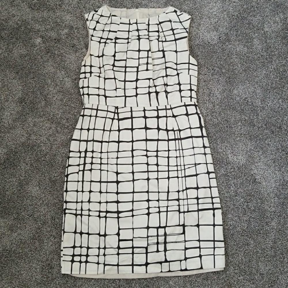 Black & White Sheath Dress