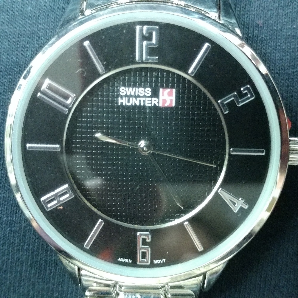 Swiss Hunter Watch with Metal Band
