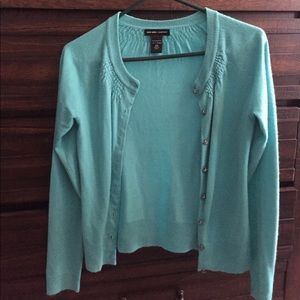 Teal cardigan