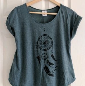 Dark Green Dream Catcher T-Shirt