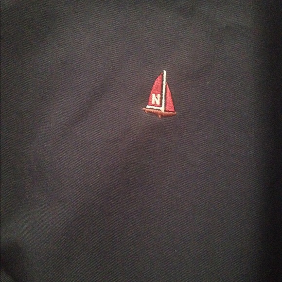 NORDSTROM BUTTONDOWN BLACK SHIRT SZ LARGE LONG - Picture 3 of 4