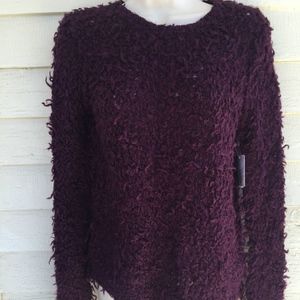 FREE PEOPLE burgundy nubbly sweater! NWT/S FREE PEOPLE burgundy nubbly sweater! NWT/S