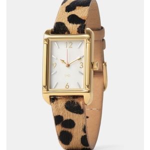 Stella & Dot leopard watch