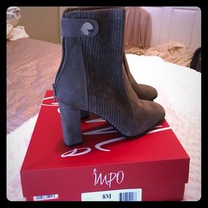 Grey suede impo stretch booty