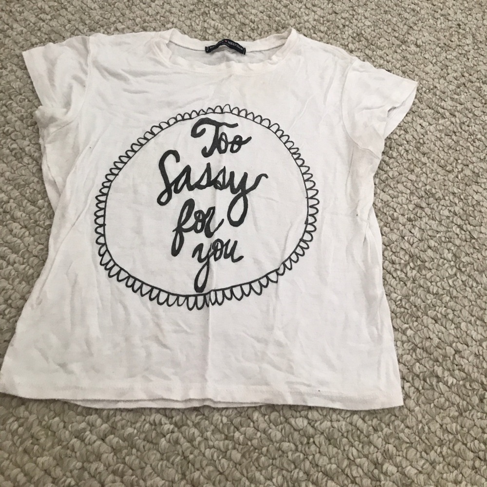 Gently worn Brandy Melville crop top