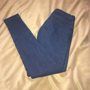 Dark blue skinny jeans from forever 21