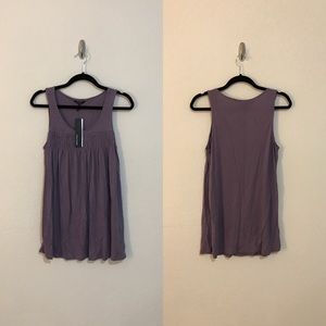 NWT Flowy Purple Tank Top