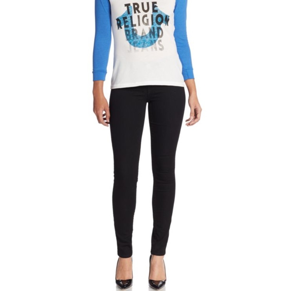True Religion Black Skinny Jeans