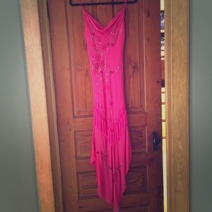 Pink beaded dress