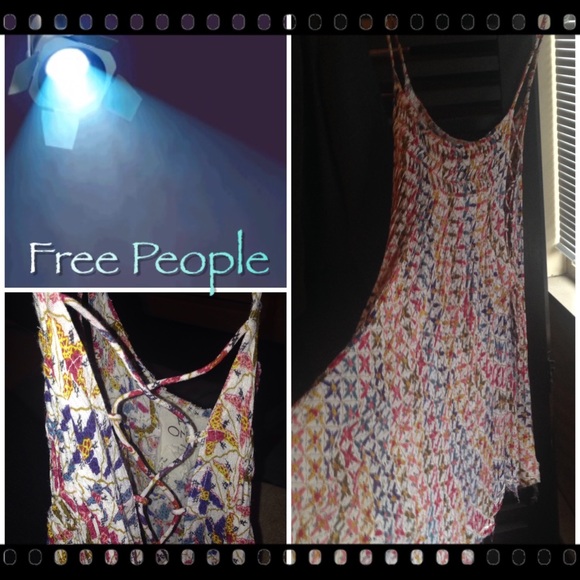 🍏FREE PEOPLE- Handmade Floral Print Midi Dress - Picture 3 of 8