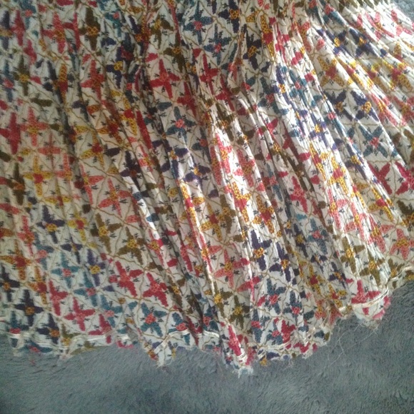 🍏FREE PEOPLE- Handmade Floral Print Midi Dress - Picture 4 of 8