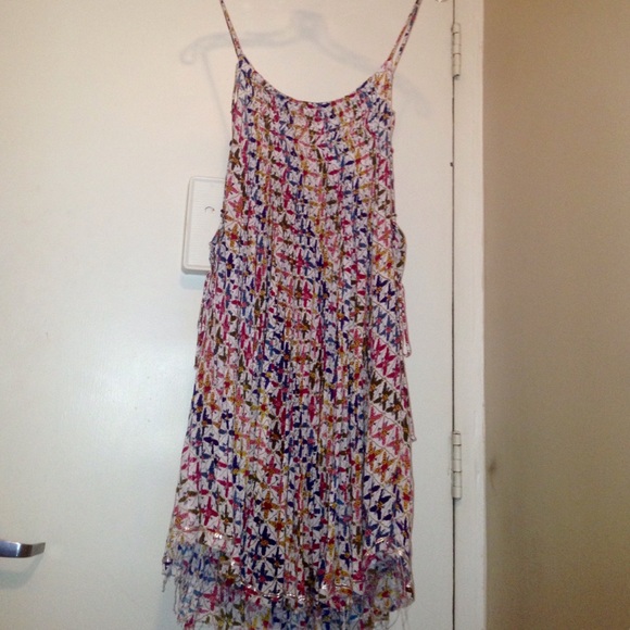 🍏FREE PEOPLE- Handmade Floral Print Midi Dress - Picture 7 of 8