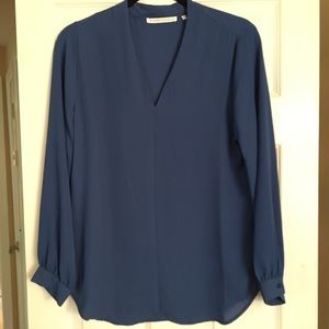 Royal blue blouse