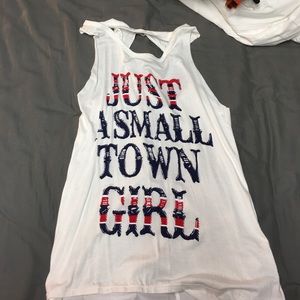 just a small town girl- size small