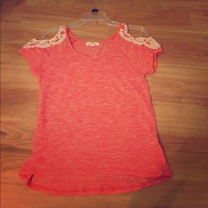 Coral shirt