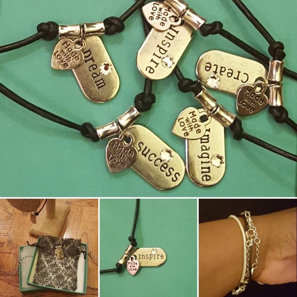 🎉SALE🎉🆕️INSPIRE Knotted Leather Cord Bracelet