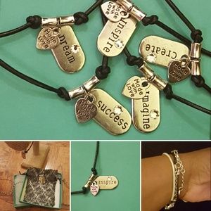 🎉SALE🎉🆕️INSPIRE Knotted Leather Cord Bracelet