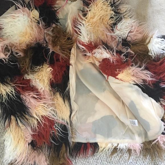 LAST ONE SMALL Multi Colored Open Front Jacket - Picture 8 of 8