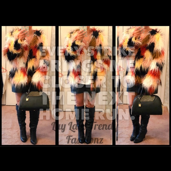 LAST ONE SMALL Multi Colored Open Front Jacket - Picture 3 of 8