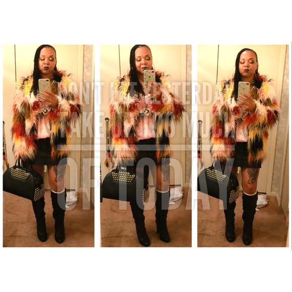 LAST ONE SMALL Multi Colored Open Front Jacket - Picture 4 of 8