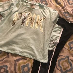 BNWT BLING TEE AND ULTIMATE LEGGINGS