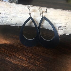Nickel & Suede earrings